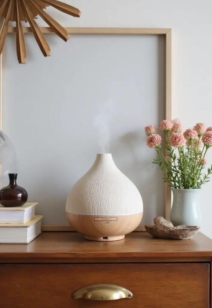 25 Bedroom Dresser Decor Ideas That Make the Room Feel Complete 14 25 Bedroom Dresser Decor Ideas That Make the Room Feel Complete - 13. Fragrance with Diffusers
