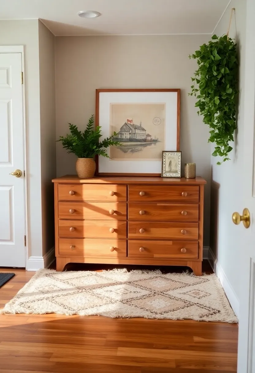 25 Bedroom Dresser Decor Ideas That Make the Room Feel Complete 20 25 Bedroom Dresser Decor Ideas That Make the Room Feel Complete - 19. Layering Rugs