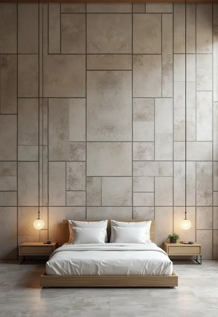 25 Bedroom Wall Tiles Ideas That Feel Modern and Elegant 11 25 Bedroom Wall Tiles Ideas That Feel Modern and Elegant - 10. Textured Wall Tiles