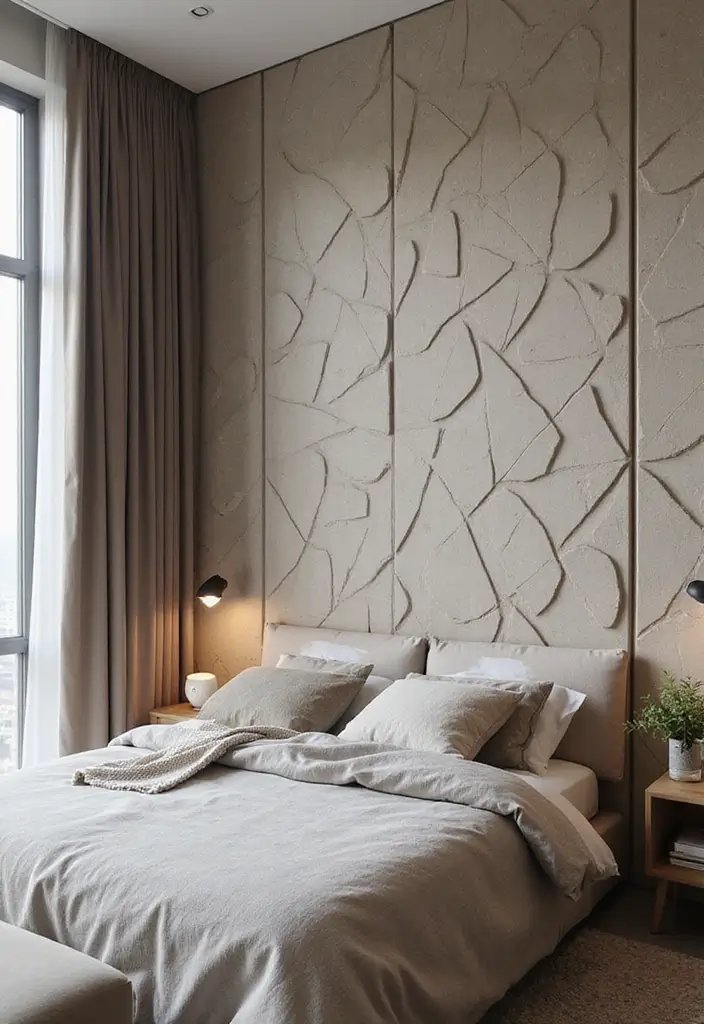 25 Bedroom Wall Tiles Ideas That Feel Modern and Elegant 22 25 Bedroom Wall Tiles Ideas That Feel Modern and Elegant - 21. Innovative 3D Tiles