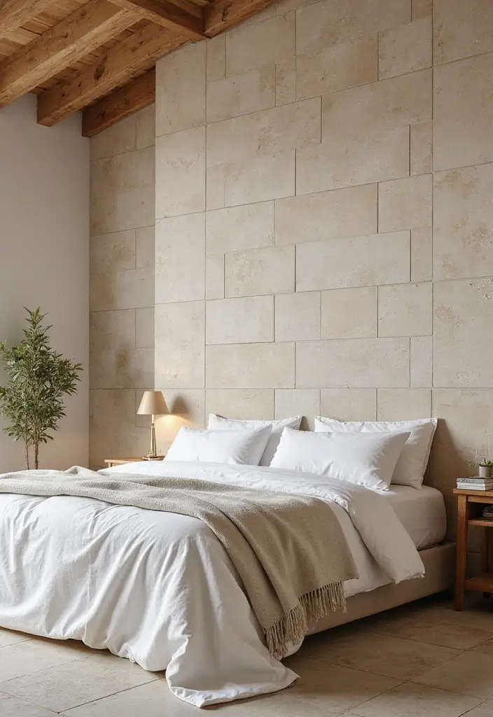 25 Bedroom Wall Tiles Ideas That Feel Modern and Elegant 25 25 Bedroom Wall Tiles Ideas That Feel Modern and Elegant - 24. Eco-Conscious Ceramic Tiles