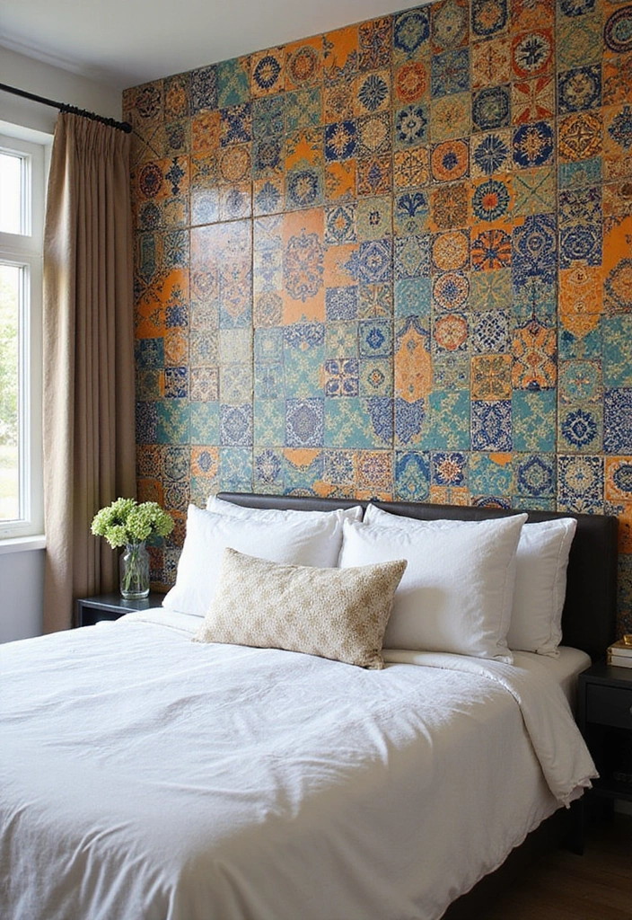 25 Bedroom Wall Tiles Ideas That Feel Modern and Elegant 7 25 Bedroom Wall Tiles Ideas That Feel Modern and Elegant - 6. Cement Tiles