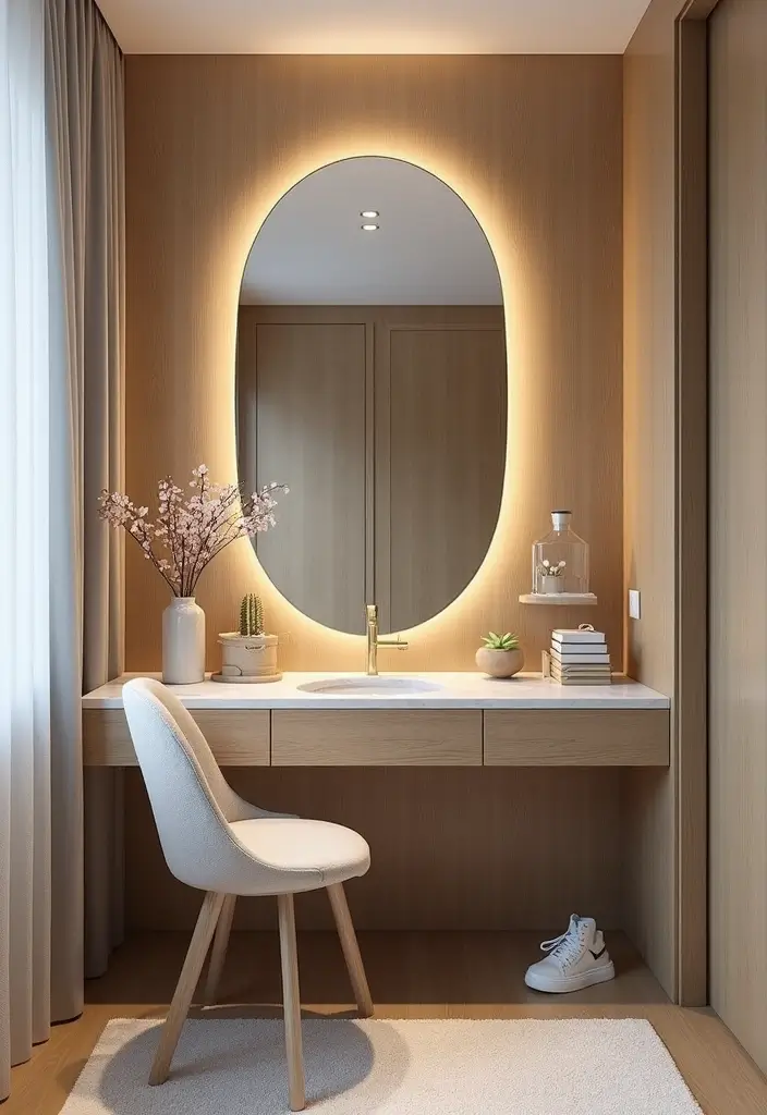 25 Bedroom with Vanity Ideas That Feel Glamorous & Practical 16 25 Bedroom with Vanity Ideas That Feel Glamorous & Practical - 15. Multi-Functional Vanity