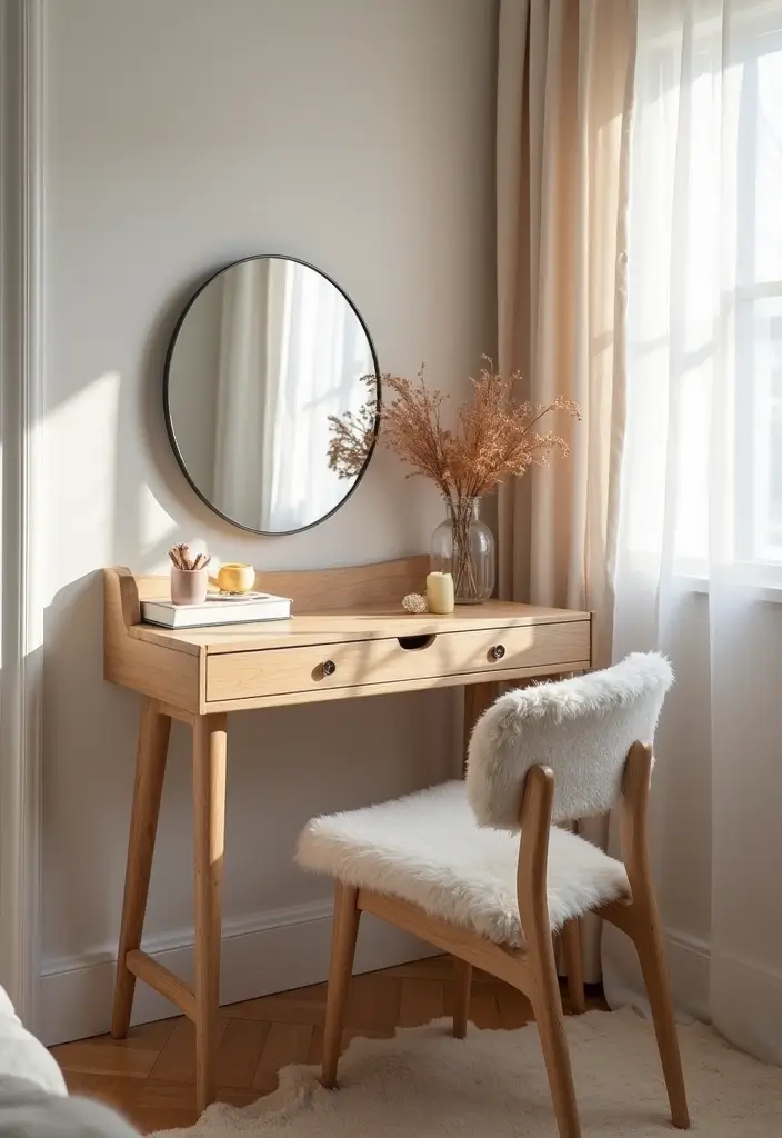 25 Bedroom with Vanity Ideas That Feel Glamorous & Practical 5 25 Bedroom with Vanity Ideas That Feel Glamorous & Practical - 4. Cozy Corner Vanity