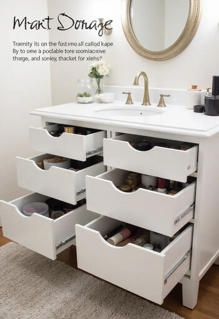 25 Bedroom with Vanity Ideas That Feel Glamorous & Practical 9 25 Bedroom with Vanity Ideas That Feel Glamorous & Practical - 8. Smart Storage Solutions