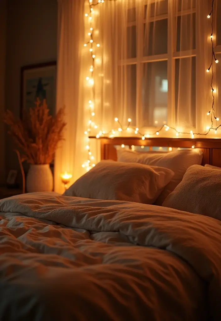 25 Cozy Bedroom Lighting Ideas That Set the Perfect Mood 2 25 Cozy Bedroom Lighting Ideas That Set the Perfect Mood - 1. Soft Glow String Lights