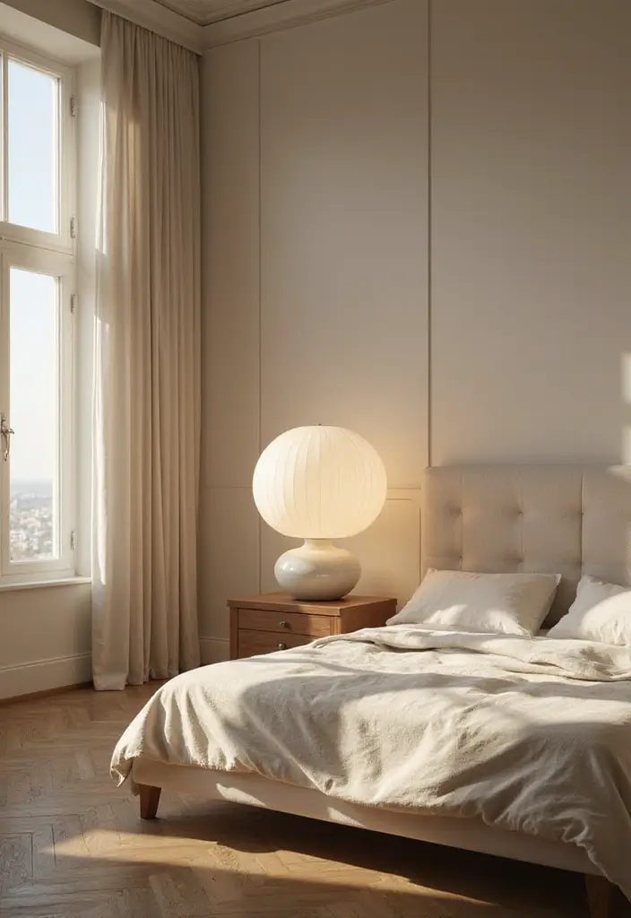 25 Cozy Bedroom Lighting Ideas That Set the Perfect Mood 25 25 Cozy Bedroom Lighting Ideas That Set the Perfect Mood - 24. Oversized Table Lamps