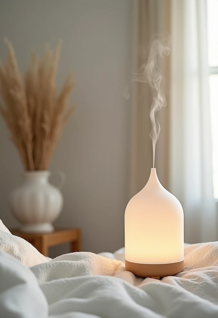 25 Grey Bedroom Ideas Aesthetic That Feel Calm & Minimalist 21 25 Grey Bedroom Ideas Aesthetic That Feel Calm & Minimalist - 20. Essential Oil Diffuser