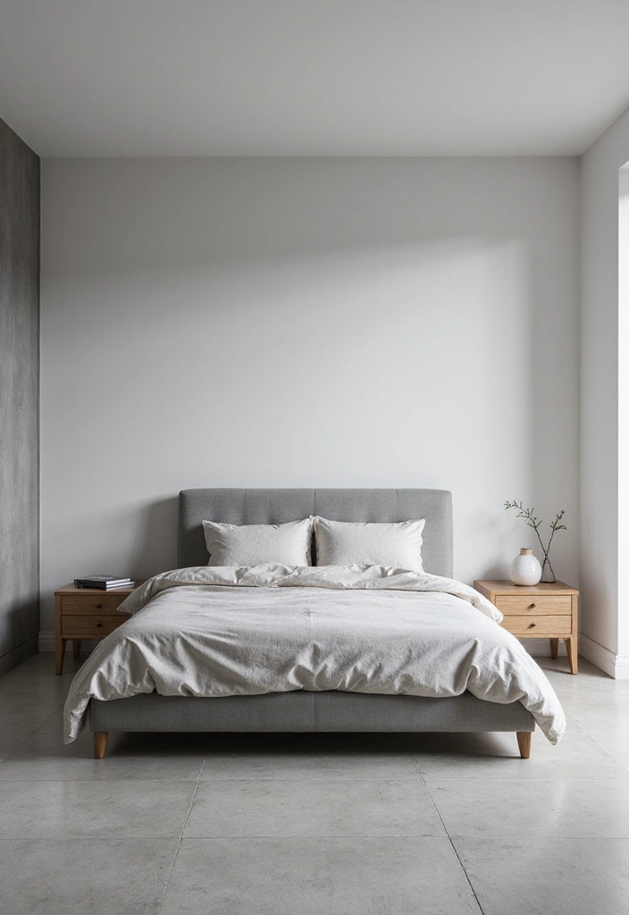 25 Grey Bedroom Ideas Aesthetic That Feel Calm & Minimalist 5 25 Grey Bedroom Ideas Aesthetic That Feel Calm & Minimalist - 4. Minimalist Furniture