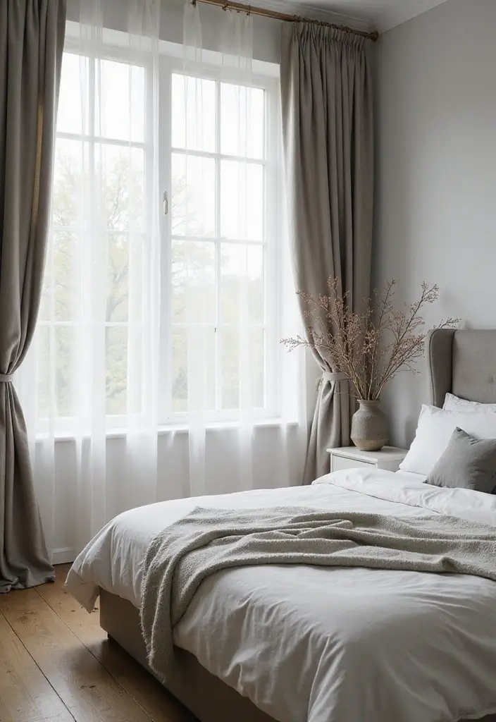 25 Grey Bedroom Ideas Aesthetic That Feel Calm & Minimalist 6 25 Grey Bedroom Ideas Aesthetic That Feel Calm & Minimalist - 5. Natural Light and Grey