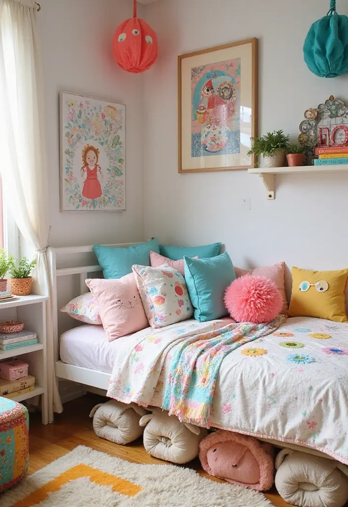 25 Kids Bedroom Ideas Shared Boy and Girl That Work Perfectly 15 25 Kids Bedroom Ideas Shared Boy and Girl That Work Perfectly - 14. Whimsical Accessories