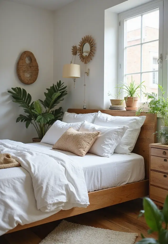 25 Neutral Bedroom Decor Ideas That Feel Cozy & Balanced 9 25 Neutral Bedroom Decor Ideas That Feel Cozy & Balanced - 8. Sustainable Decor Choices