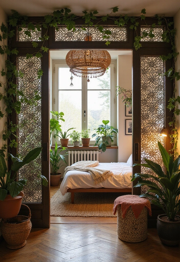 25 Room Divider Ideas Bedroom That Add Style & Privacy 20 25 Room Divider Ideas Bedroom That Add Style & Privacy - 19. Lattice Partitions