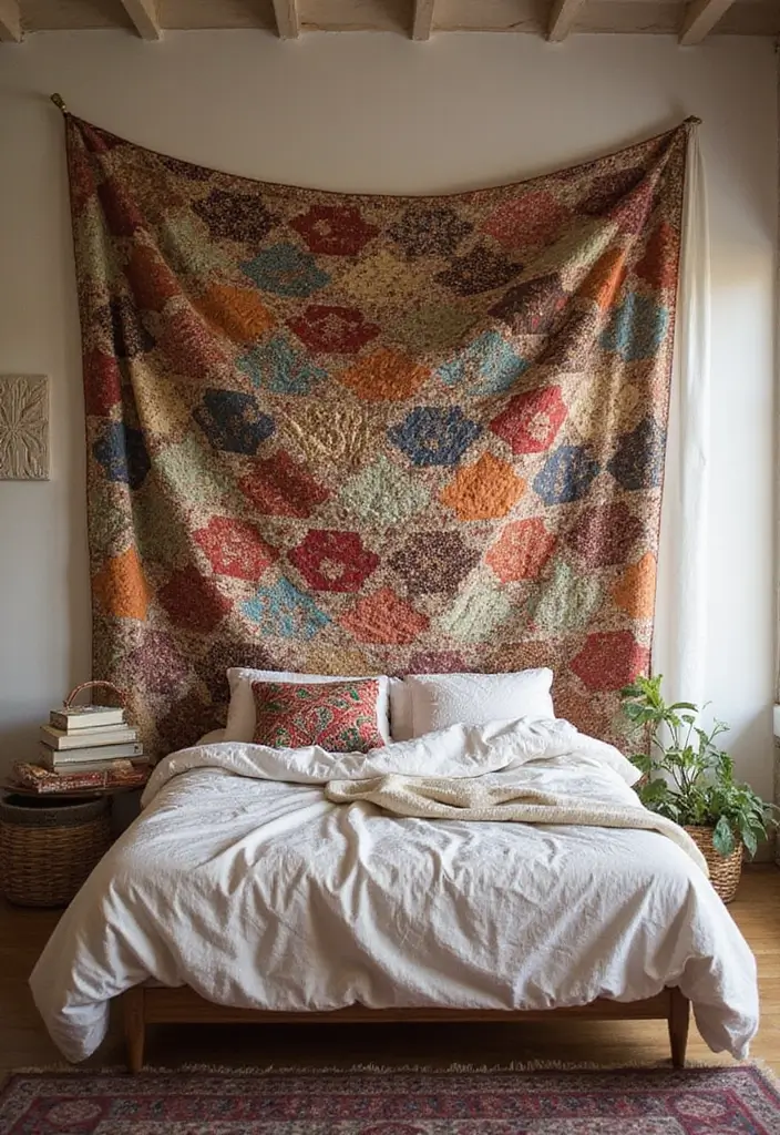 25 Room Divider Ideas Bedroom That Add Style & Privacy 21 25 Room Divider Ideas Bedroom That Add Style & Privacy - 20. Quilted Room Dividers
