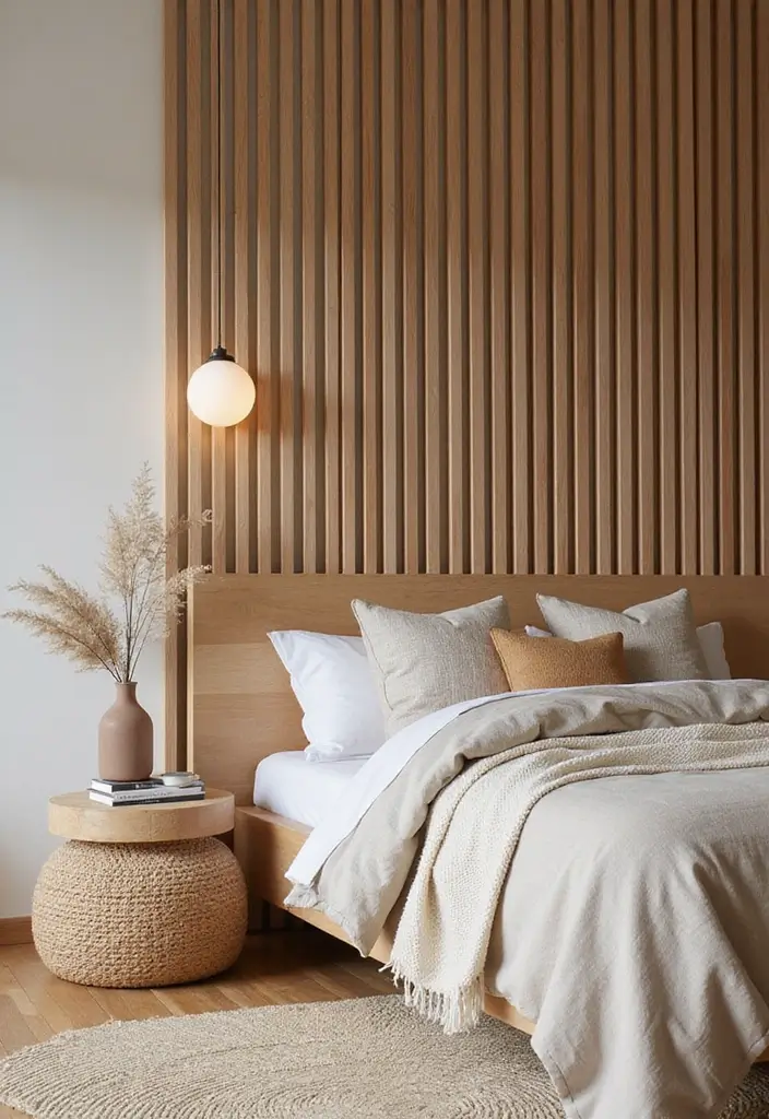 25 Room Divider Ideas Bedroom That Add Style & Privacy 26 25 Room Divider Ideas Bedroom That Add Style & Privacy - 25. Beechwood Slatted Dividers