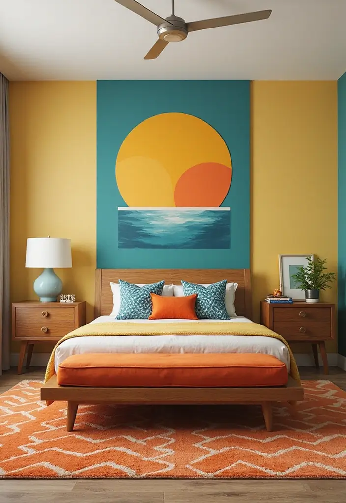 25 Sims 4 Bedroom Ideas No CC That Look Totally Realistic 13 25 Sims 4 Bedroom Ideas No CC That Look Totally Realistic - 12. Mid-Century Modern