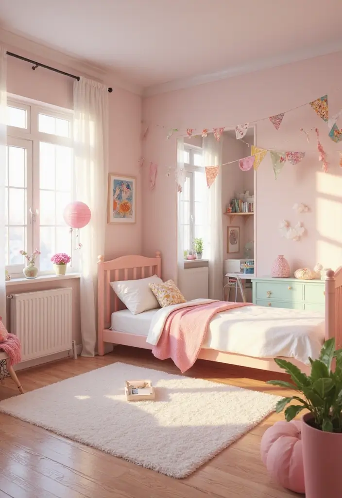 25 Sims 4 Bedroom Ideas No CC That Look Totally Realistic 20 25 Sims 4 Bedroom Ideas No CC That Look Totally Realistic - 19. Playful Pastels