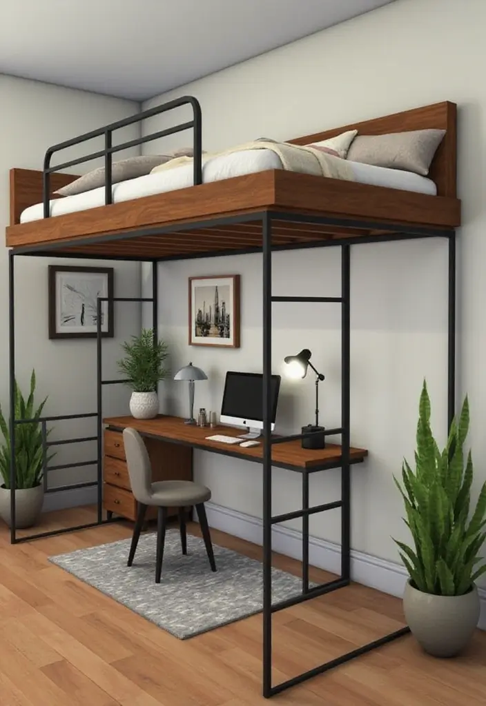 25 Sims 4 Bedroom Ideas No CC That Look Totally Realistic 24 25 Sims 4 Bedroom Ideas No CC That Look Totally Realistic - 23. Stylish Loft Bed