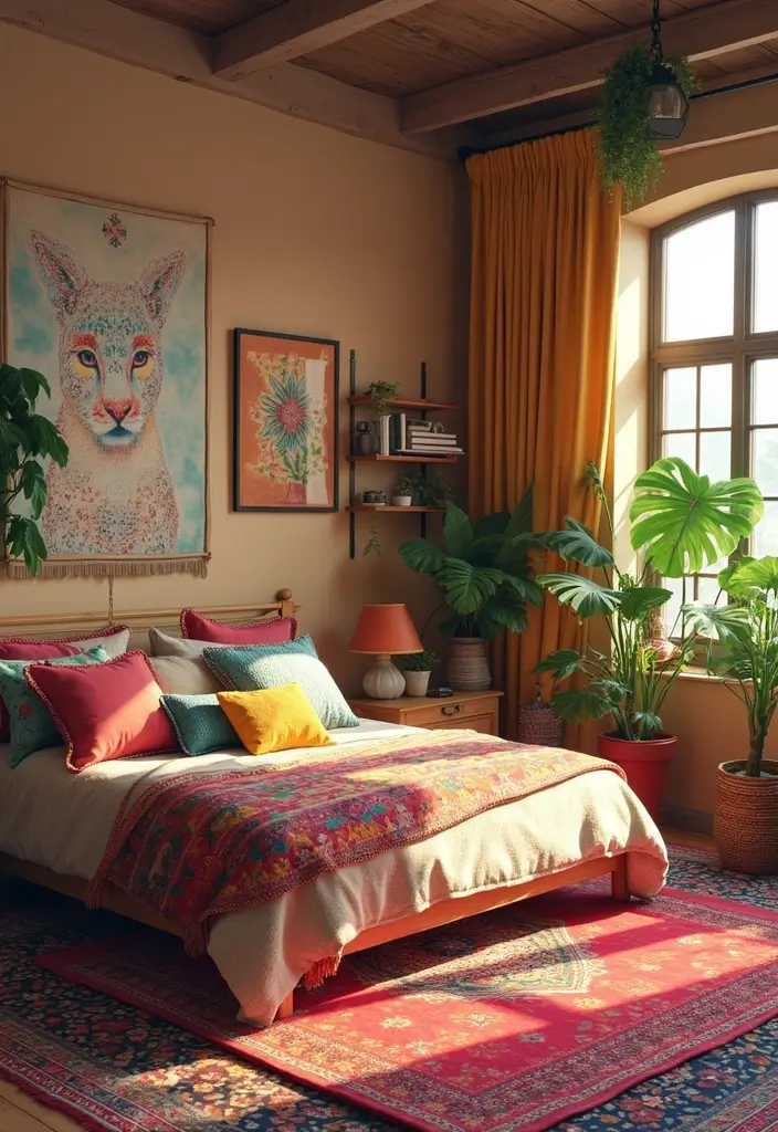 25 Sims 4 Bedroom Ideas No CC That Look Totally Realistic 4 25 Sims 4 Bedroom Ideas No CC That Look Totally Realistic - 3. Bohemian Bliss