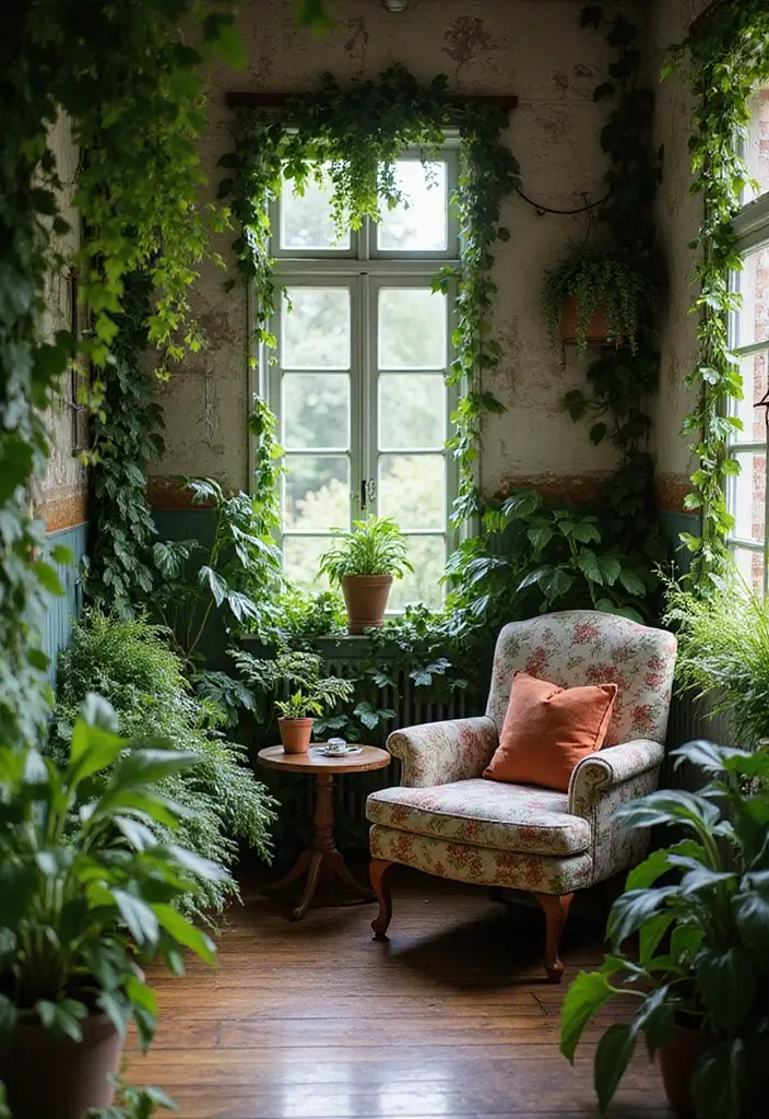 25 Vines in Bedroom Ideas That Bring Nature Indoors 19 25 Vines in Bedroom Ideas That Bring Nature Indoors - 18. Corner Plant Nook