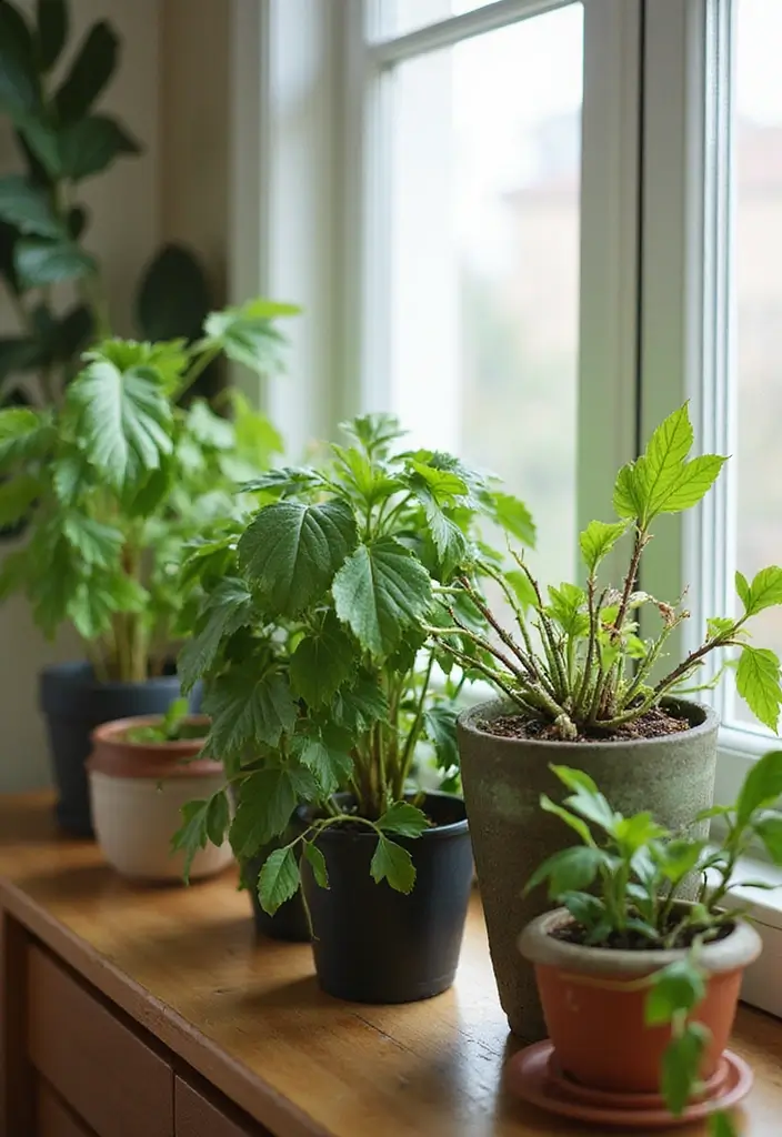25 Vines in Bedroom Ideas That Bring Nature Indoors 22 25 Vines in Bedroom Ideas That Bring Nature Indoors - 21. Low-Light Vine Options