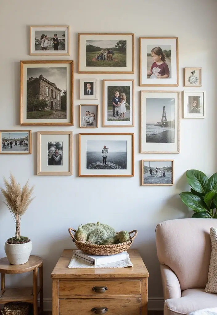 30 Affordable Bedroom Decor Ideas That Look Expensive on a Budget 12 30 Affordable Bedroom Decor Ideas That Look Expensive on a Budget - 11. Personalized Photo Walls