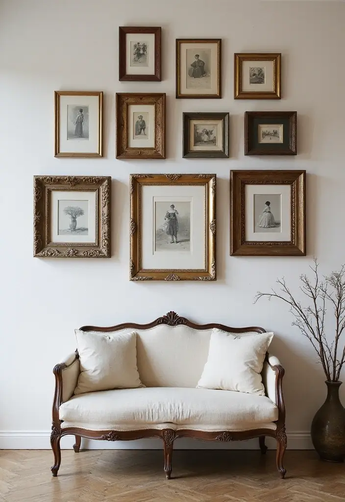 30 Affordable Bedroom Decor Ideas That Look Expensive on a Budget 18 30 Affordable Bedroom Decor Ideas That Look Expensive on a Budget - 17. Vintage Frames for Art