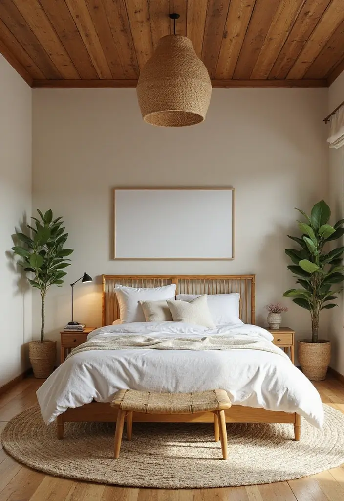 30 Affordable Bedroom Decor Ideas That Look Expensive on a Budget 22 30 Affordable Bedroom Decor Ideas That Look Expensive on a Budget - 21. Eco-Friendly Decor