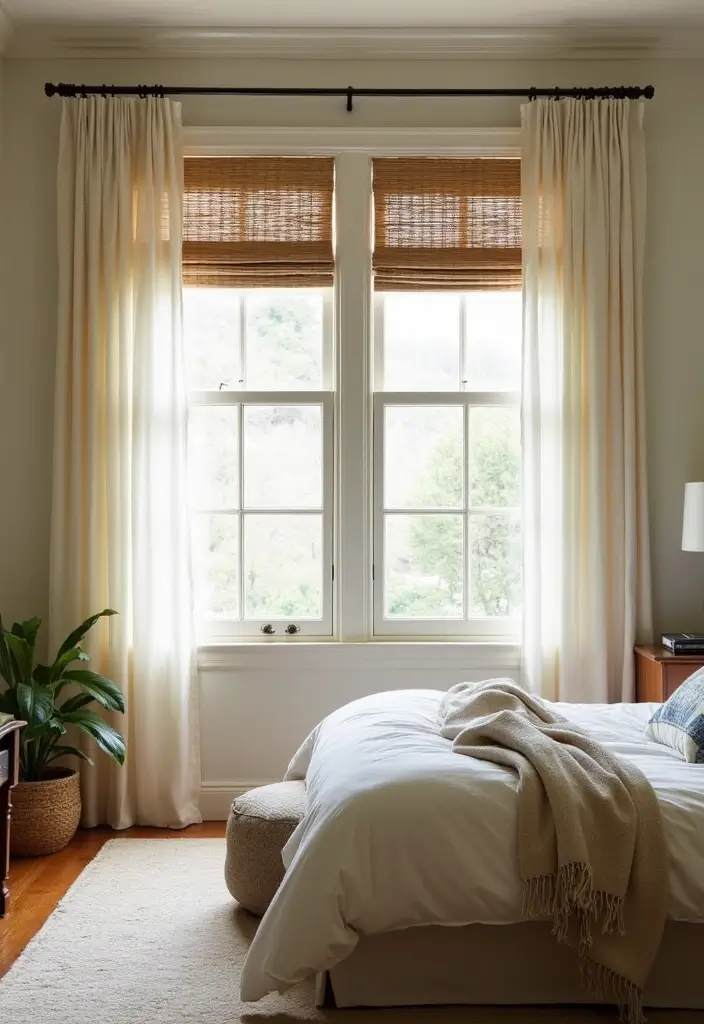 30 Affordable Bedroom Decor Ideas That Look Expensive on a Budget 26 30 Affordable Bedroom Decor Ideas That Look Expensive on a Budget - 25. Chic Window Treatments