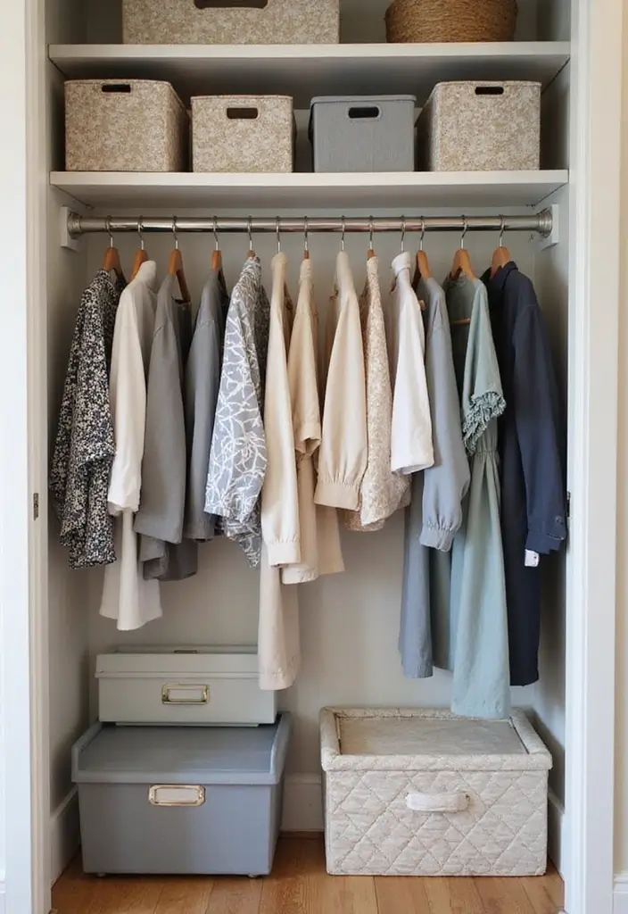 30 Affordable Bedroom Decor Ideas That Look Expensive on a Budget 29 30 Affordable Bedroom Decor Ideas That Look Expensive on a Budget - 28. Innovative Closet Solutions