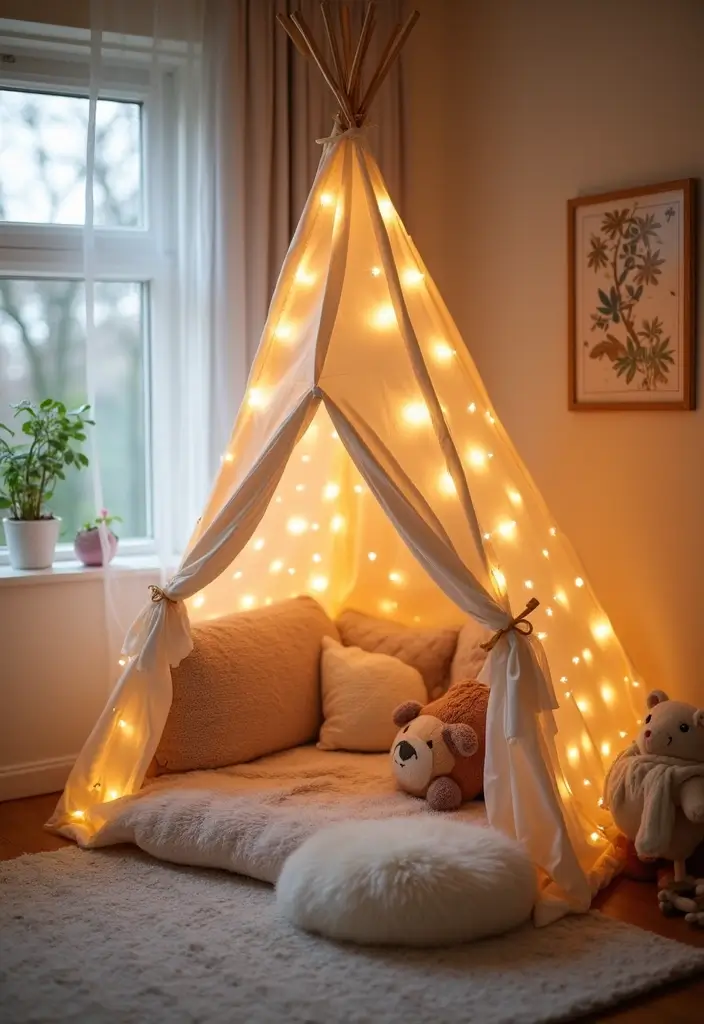 30 Animal Crossing Bedroom Ideas That Feel Wholesome & Aesthetic 16 30 Animal Crossing Bedroom Ideas That Feel Wholesome & Aesthetic - 15. Themed Play Tent