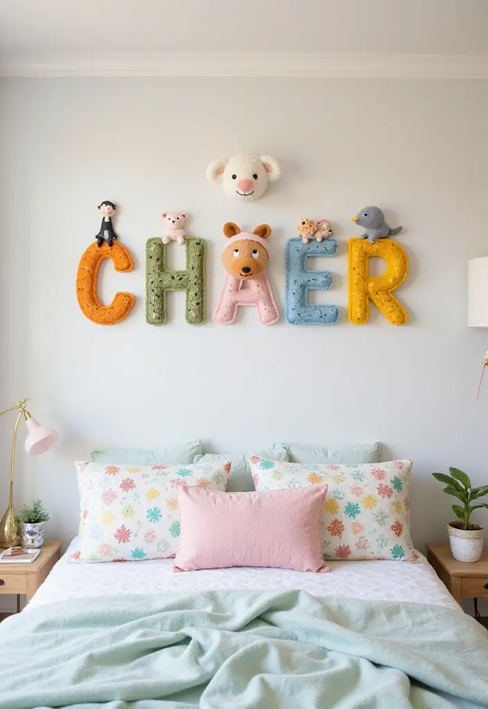 30 Animal Crossing Bedroom Ideas That Feel Wholesome & Aesthetic 23 30 Animal Crossing Bedroom Ideas That Feel Wholesome & Aesthetic - 22. Personalized Name Wall