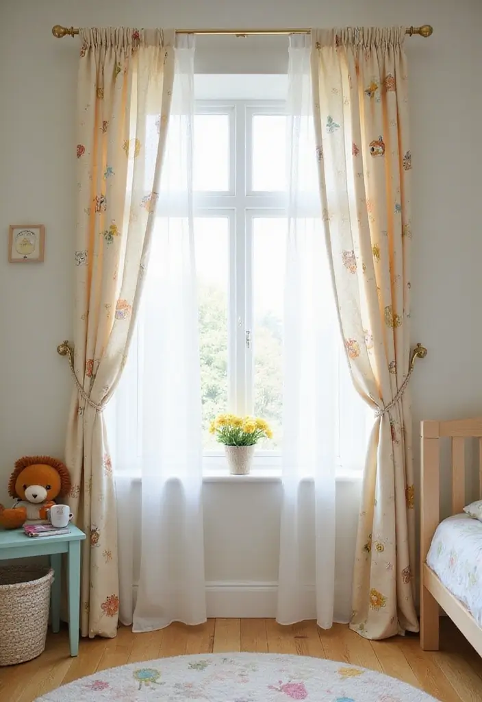 30 Animal Crossing Bedroom Ideas That Feel Wholesome & Aesthetic 4 30 Animal Crossing Bedroom Ideas That Feel Wholesome & Aesthetic - 3. Whimsical Curtains