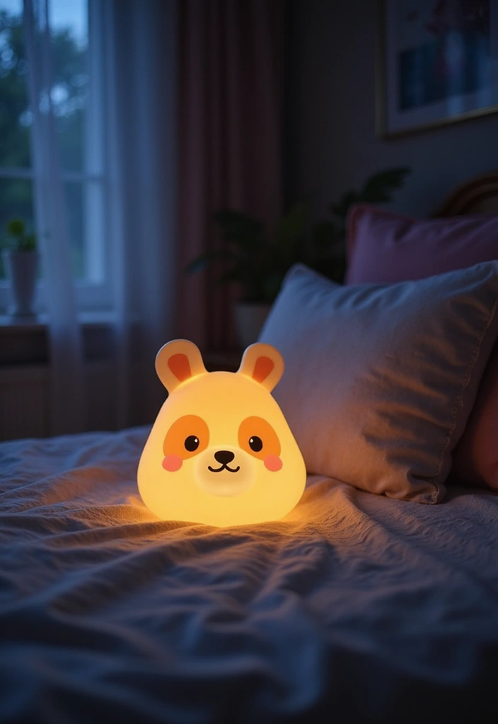 30 Animal Crossing Bedroom Ideas That Feel Wholesome & Aesthetic 8 30 Animal Crossing Bedroom Ideas That Feel Wholesome & Aesthetic - 7. Fun Nightlights