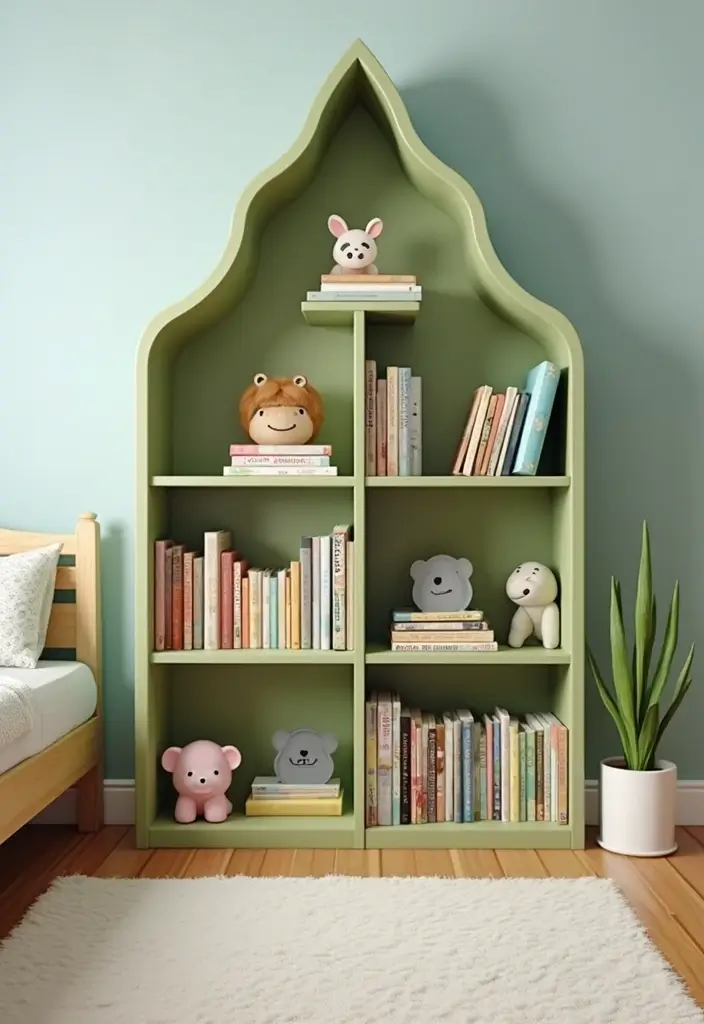 30 Animal Crossing Bedroom Ideas That Feel Wholesome & Aesthetic 9 30 Animal Crossing Bedroom Ideas That Feel Wholesome & Aesthetic - 8. Creative Bookshelves