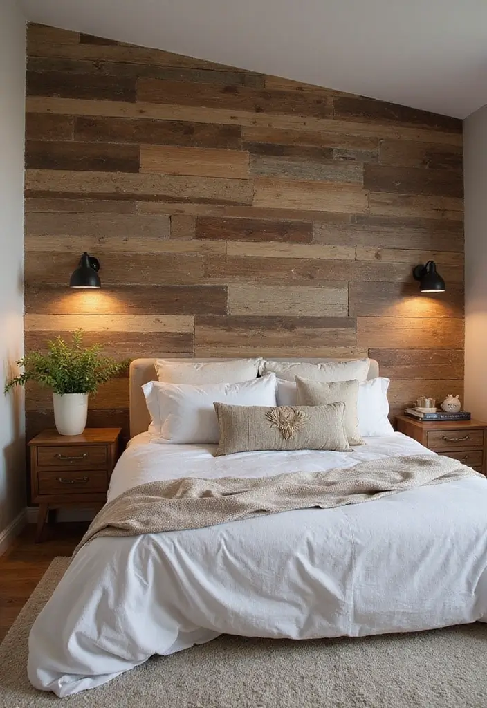 30 Bedroom Additions to House Ideas That Expand Comfort & Style 2 30 Bedroom Additions to House Ideas That Expand Comfort & Style - 1. Reclaimed Wood Accent Wall
