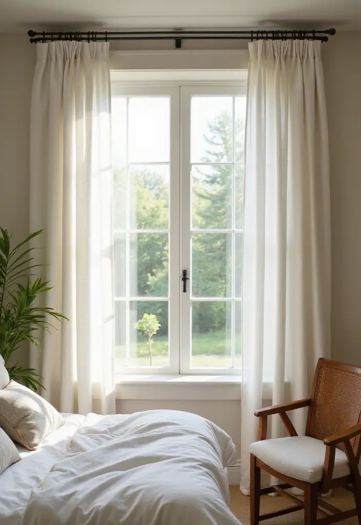 30 Bedroom Additions to House Ideas That Expand Comfort & Style 23 30 Bedroom Additions to House Ideas That Expand Comfort & Style - 22. Sustainable Window Treatments