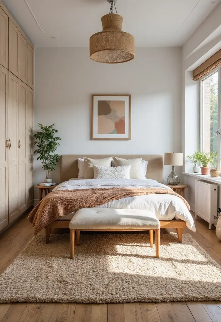 30 Bedroom Additions to House Ideas That Expand Comfort & Style 7 30 Bedroom Additions to House Ideas That Expand Comfort & Style - 6. Air Purifying Rugs