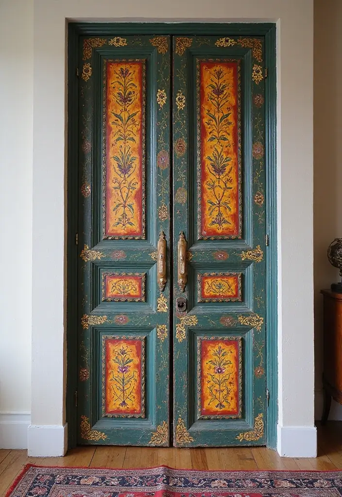 30 Bedroom Door Painting Ideas Creative & Unique 18 30 Bedroom Door Painting Ideas Creative & Unique - 17. Cultural Inspirations