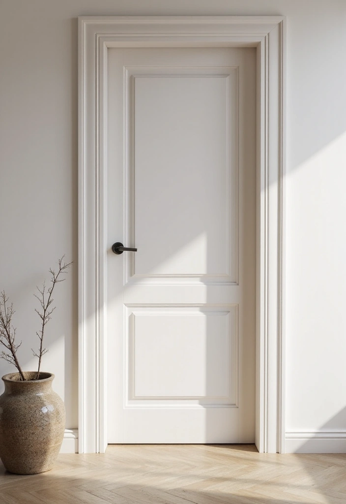 30 Bedroom Door Painting Ideas Creative & Unique 26 30 Bedroom Door Painting Ideas Creative & Unique - 25. Minimalist Lines