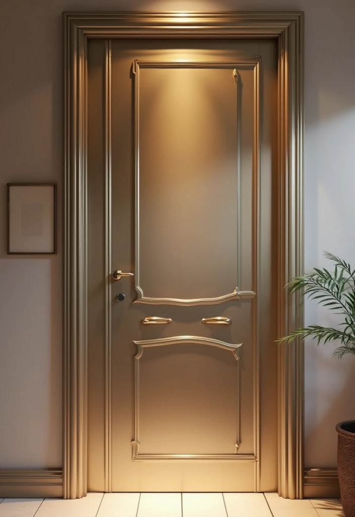 30 Bedroom Door Painting Ideas Creative & Unique 31 30 Bedroom Door Painting Ideas Creative & Unique - 30. Reflective Surfaces