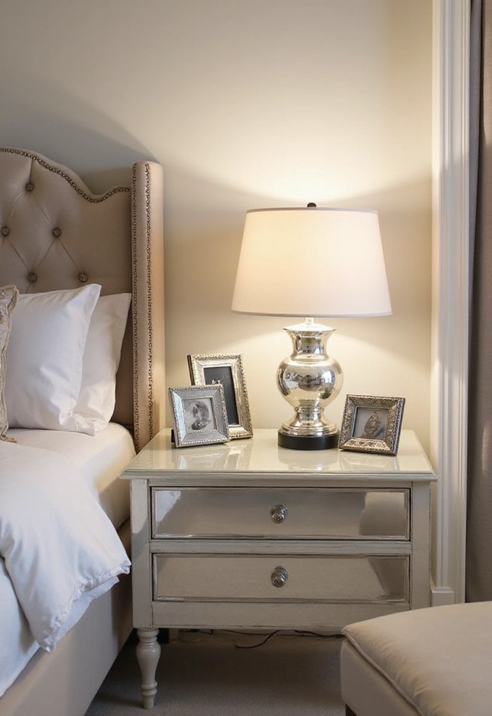30 Bedroom Dressing Mirror Ideas That Add Light & Depth 12 30 Bedroom Dressing Mirror Ideas That Add Light & Depth - 11. Mirrored Accents