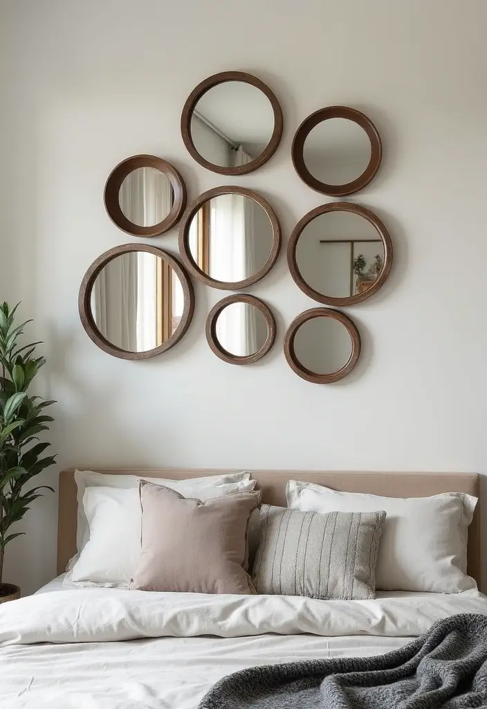 30 Bedroom Dressing Mirror Ideas That Add Light & Depth 9 30 Bedroom Dressing Mirror Ideas That Add Light & Depth - 8. Decorative Wall Mirrors