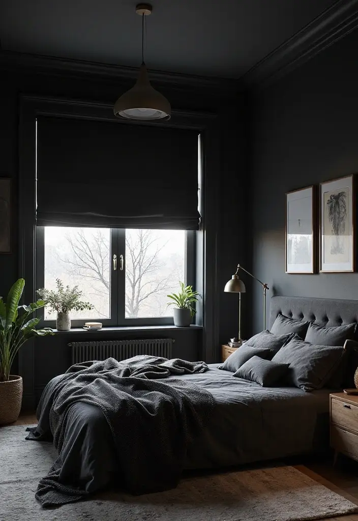 30 Black Aesthetic Bedroom Ideas That Are Sleek and Stylish 28 30 Black Aesthetic Bedroom Ideas That Are Sleek and Stylish - 27. Blackout Solutions