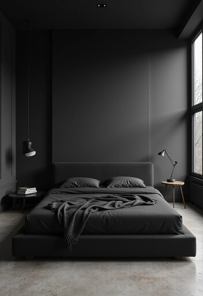 30 Black Aesthetic Bedroom Ideas That Are Sleek and Stylish 30 30 Black Aesthetic Bedroom Ideas That Are Sleek and Stylish - 29. Contemporary Bed Frames