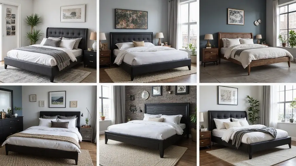 30 Black Bed Frame Bedroom Ideas That Look Strong & Stylish
