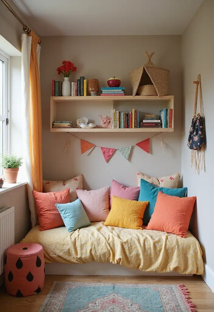 30 Brother and Sister Shared Bedroom Ideas That Balance Both Styles 5 30 Brother and Sister Shared Bedroom Ideas That Balance Both Styles - 4. Cozy Reading Nook