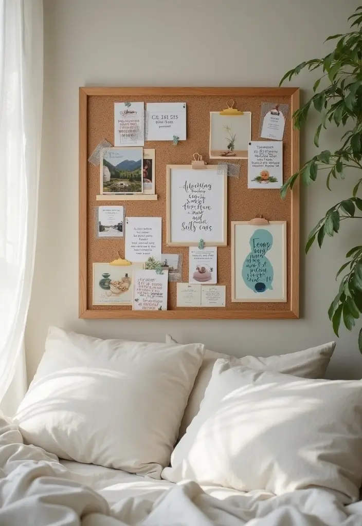 30 Cork Board Ideas for Bedroom Aesthetic That Inspire You Daily 21 30 Cork Board Ideas for Bedroom Aesthetic That Inspire You Daily - 20. Self-Care Reminder Board