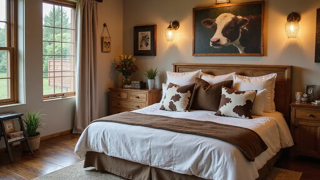 30 Cow Print Bedroom Ideas That Feel Fun & Trendy