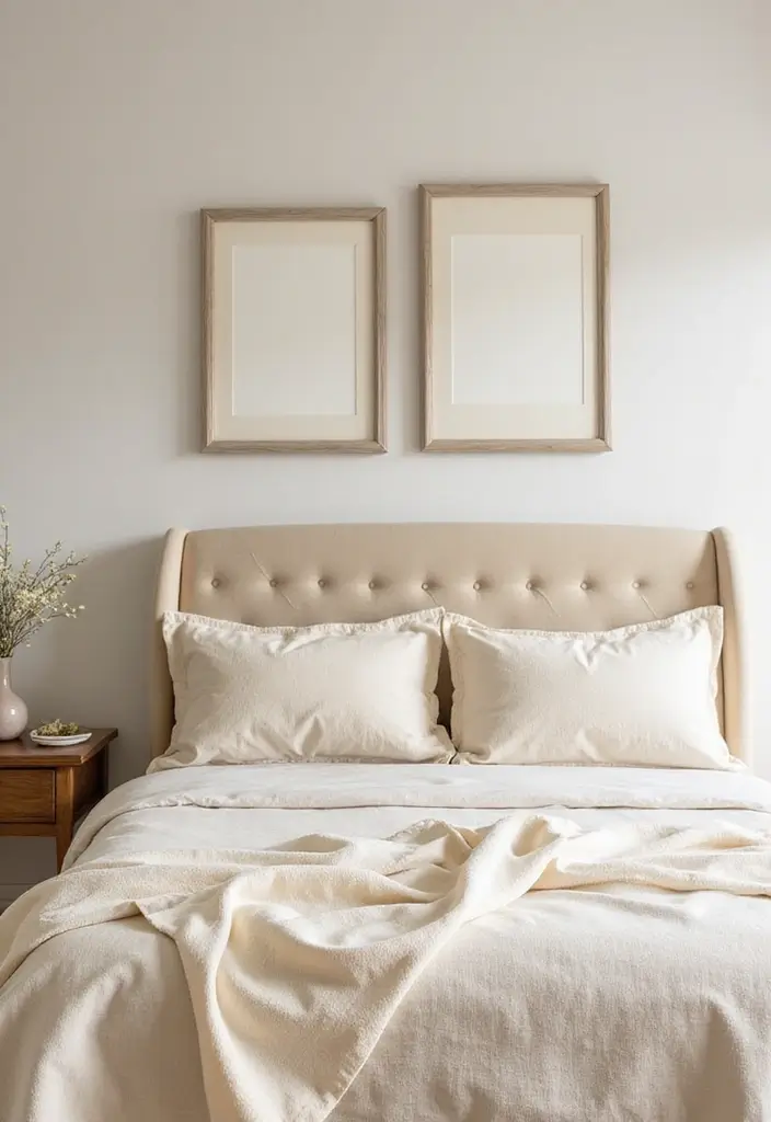 30 Cream Color Bedroom Ideas That Feel Soft, Bright & Welcoming 25 30 Cream Color Bedroom Ideas That Feel Soft, Bright & Welcoming - 24. Cream Color Accessories